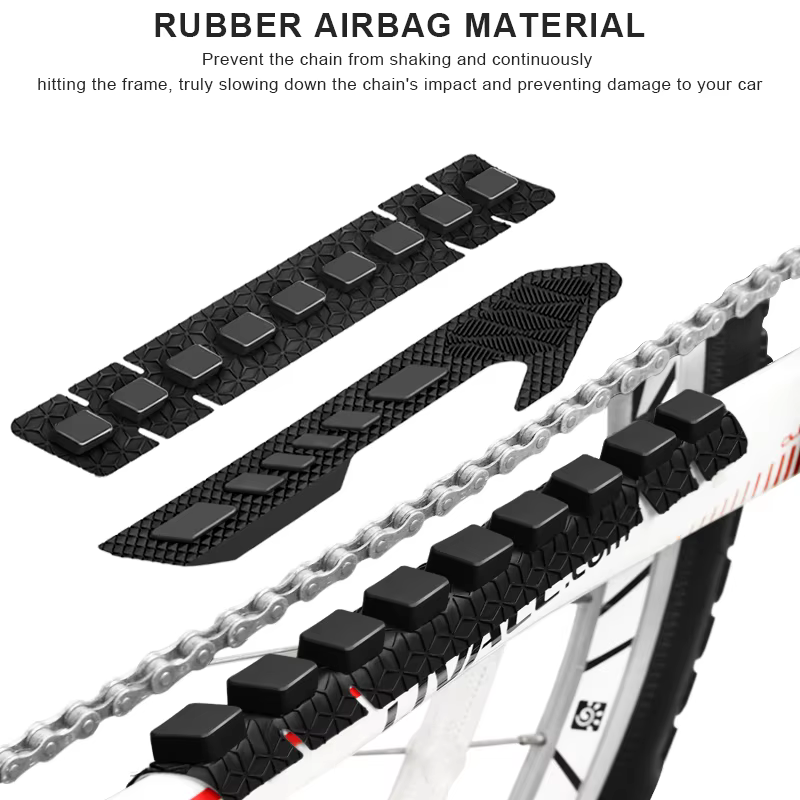 Autocollants de cadre de vélo en silicone 3D