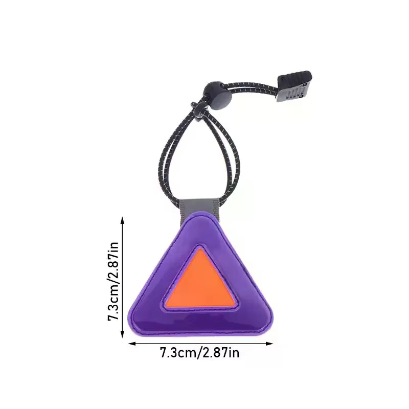 Panneaux réfléchissants triangulaires pour vélo
