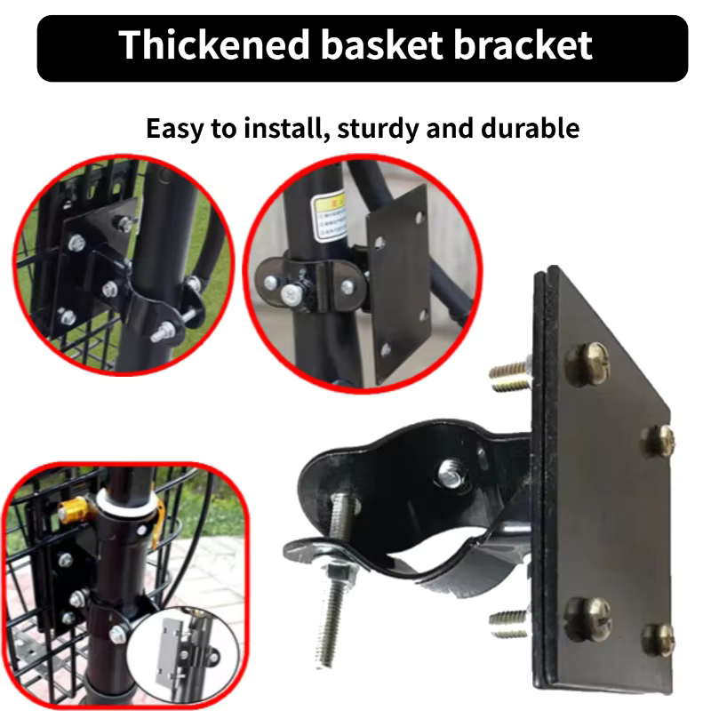Support de fixation pour panier de vélo