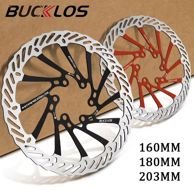 BUCKLOS ultraléger vtt vélo hydraulique frein à disque Rotor 160/180/203mm montagne route course