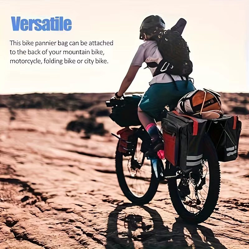 Grand sac de porte-bagages pour vélo