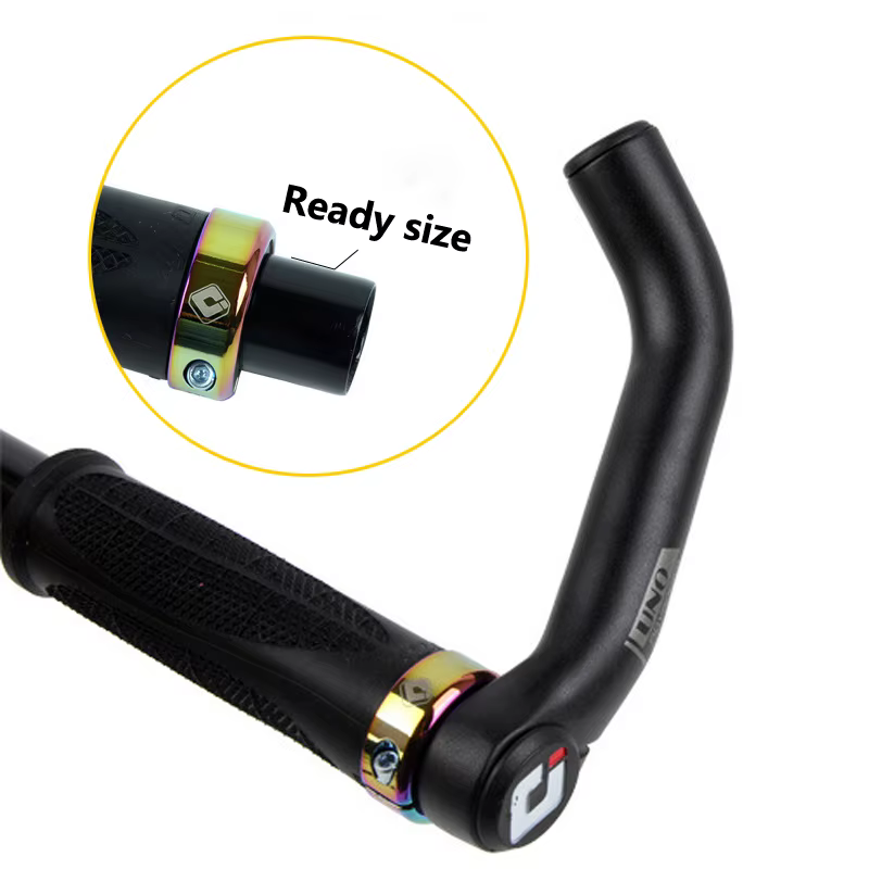 Embouts de guidon ergonomiques en alliage pour vélo de route et VTT
