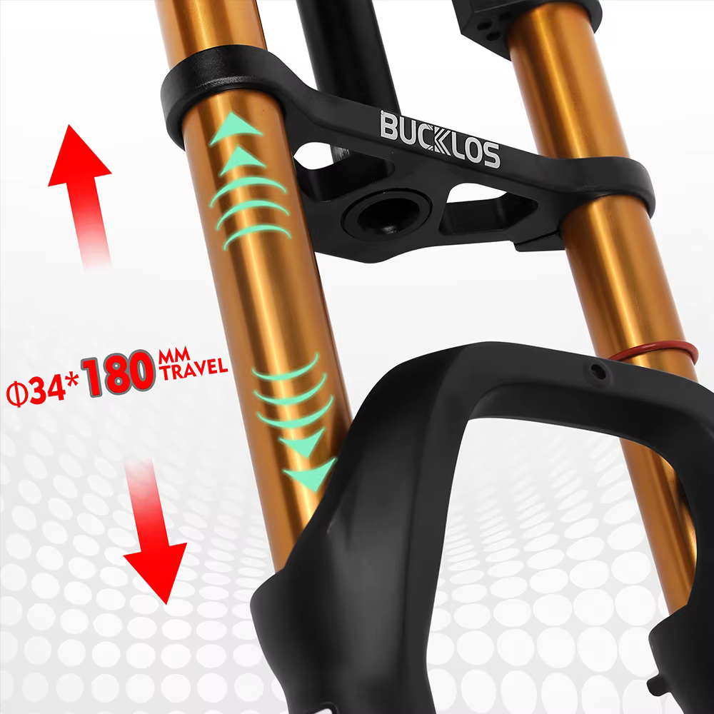 BUCKLOS 20*4.0 fourche de vélo Double épaule