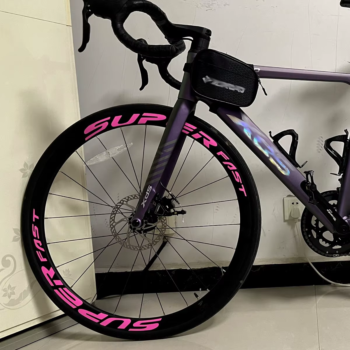 Kit d'autocollants DIY pour vélo – Décoration en vinyle pour cadre