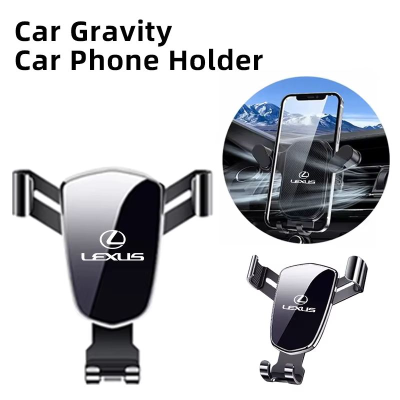 Support de téléphone par gravité pour voiture, support GPS, support mobile pour Lexus UX250h RX450h CT200h RX400h NX300h RX350 RX300