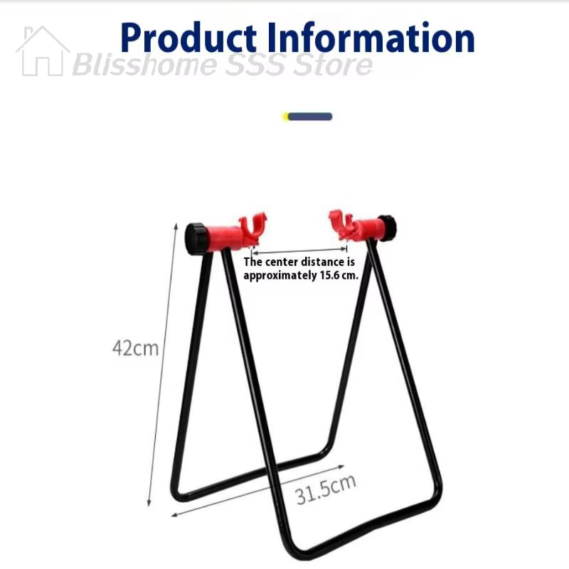 【S】1PC Support de stationnement vertical triangulaire pour vélo