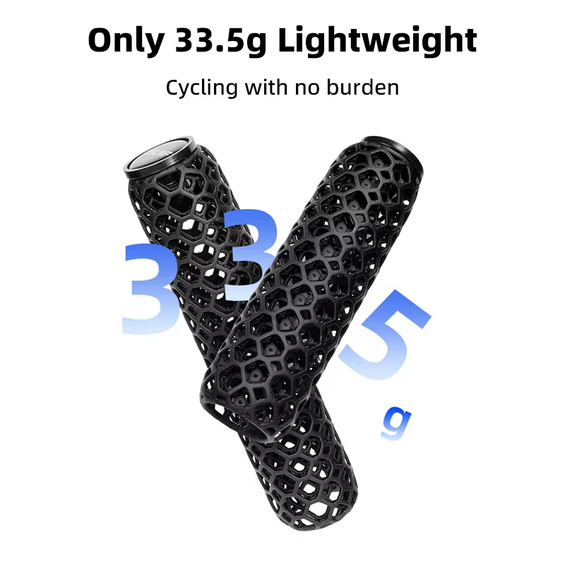 ESLNF poignées de guidon de vélo imprimées en 3D poignée de VTT en nid d'abeille