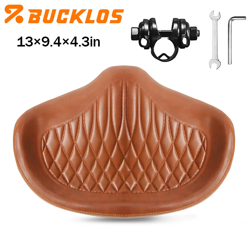 Selle de vélo surdimensionnée BUCKLOS sans embout
