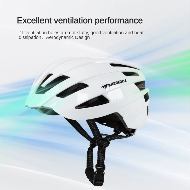 Casque de vélo d'été respirant – Conception aérodynamique VTT avec 21 évents de refroidissement