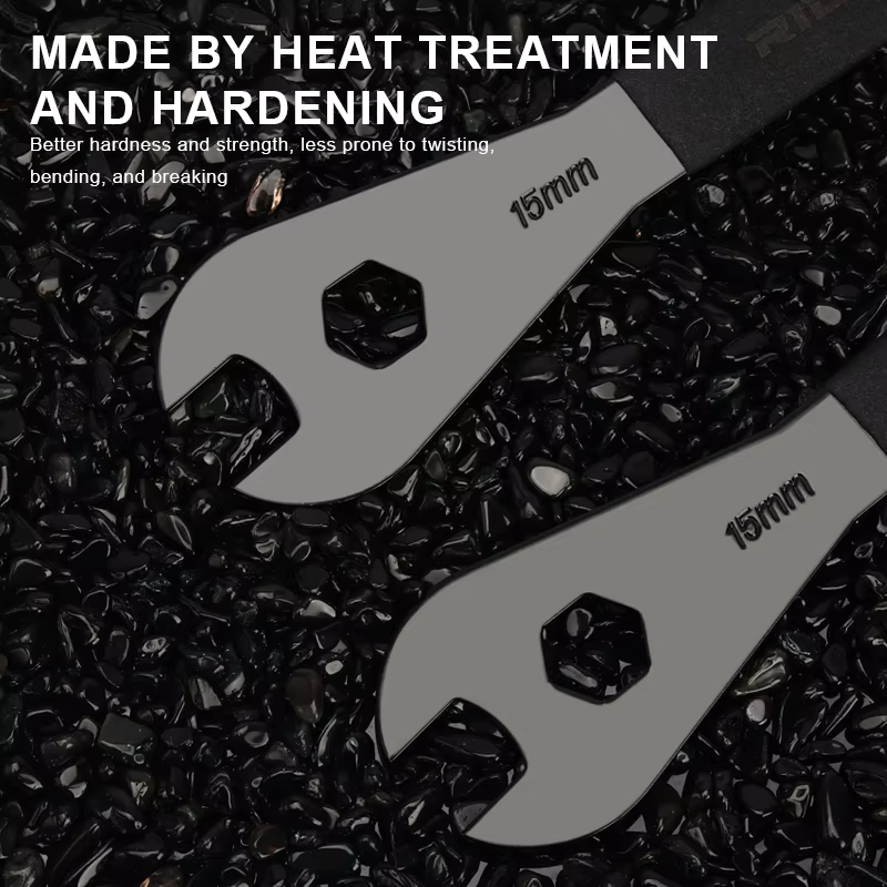 RIDERACE clé à pédale de vélo 15mm Durable pour moyeux de VTT vtt installer clé de retrait outils de réparation de cyclisme sur route