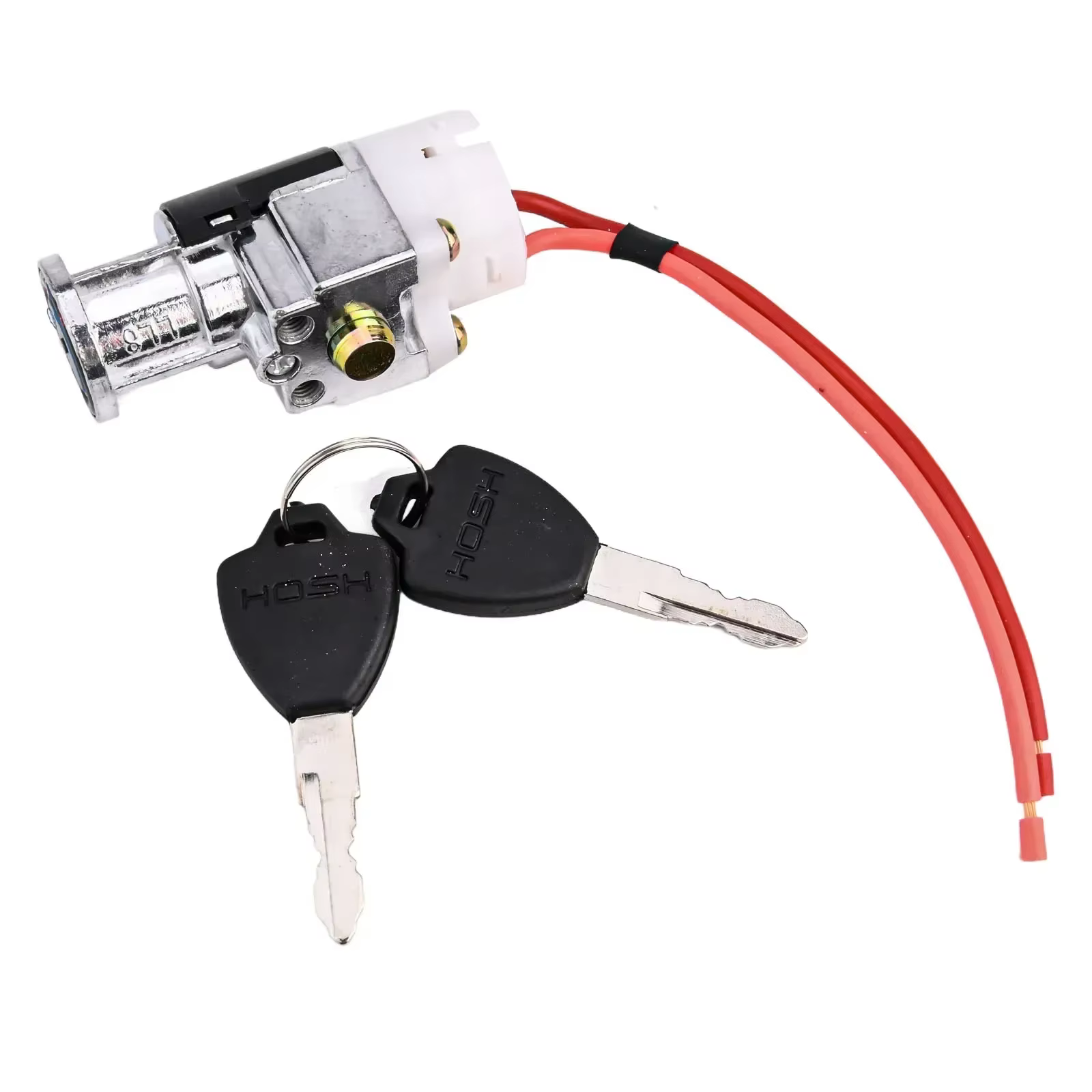 Serrure de boîte de verrouillage de batterie de vélo électrique avec interrupteur d'allumage à 2 touches pour