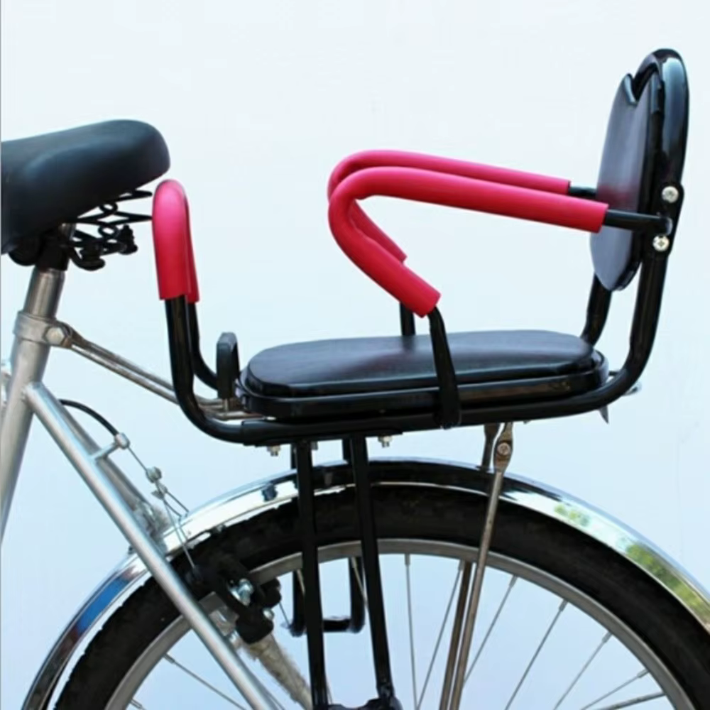 Siège de vélo pour enfant monté à l'arrière Accoudoir facile à installer 