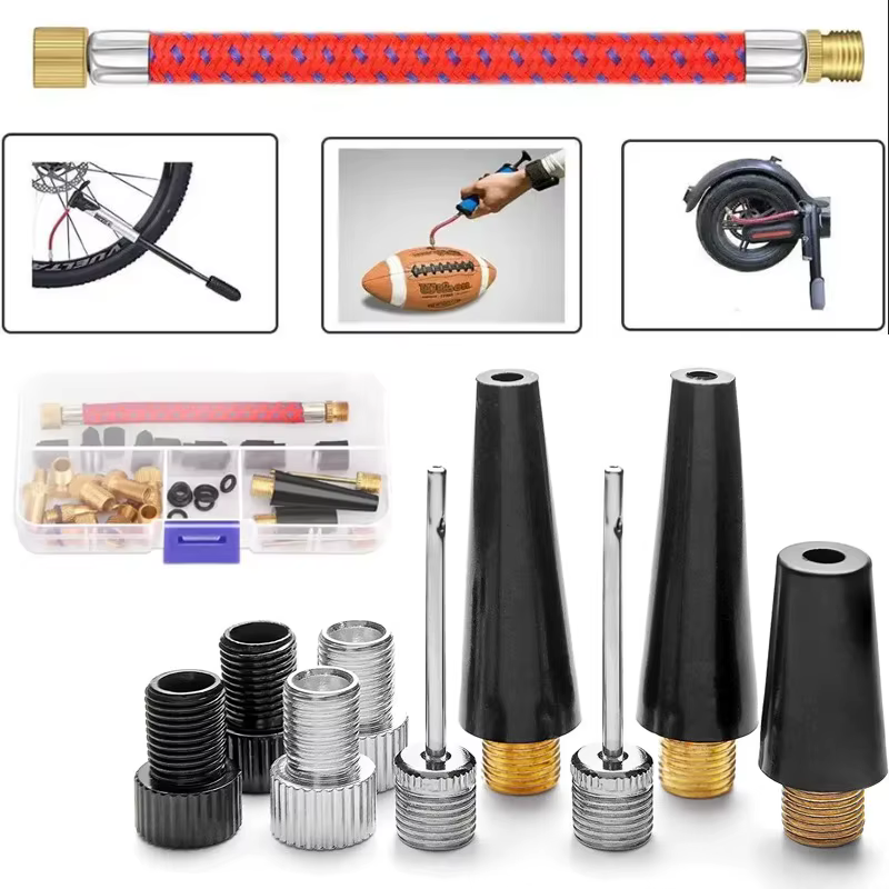 Kit de gonflage de pneus 21/30 pièces avec adaptateur de tuyau d'air