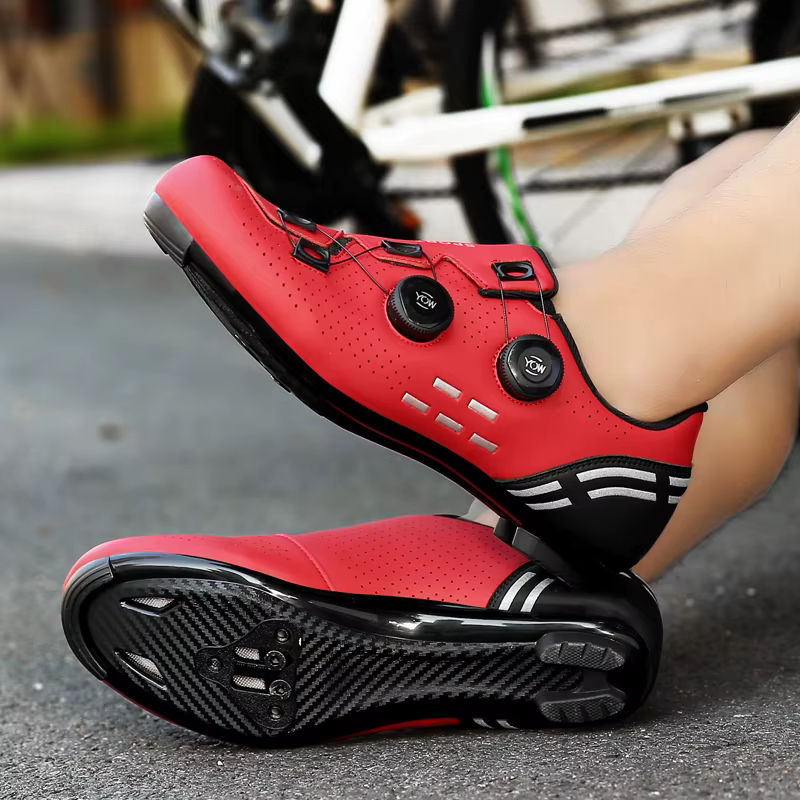 Chaussures de cyclisme en carbone pour femmes et hommes