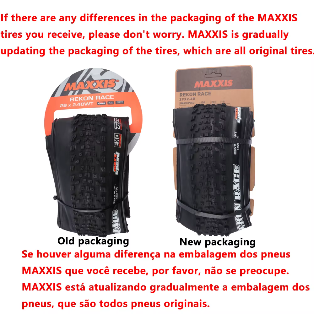 MAXXIS REKON RACE pneu de vélo de montagne d'origine 29x2.25 29x2.35 29x2.4 pneus