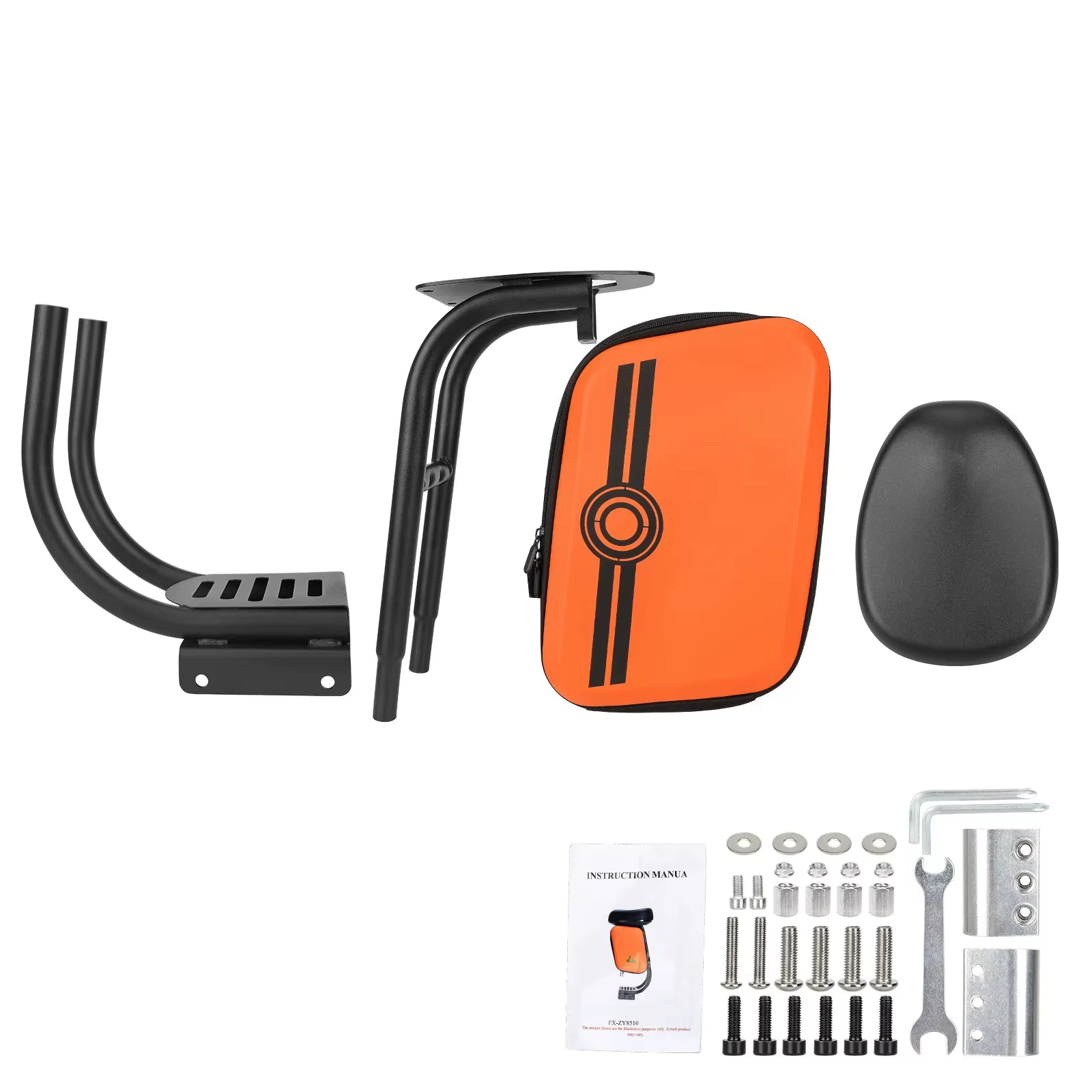 Scooter avec siège à bagages, sac de siège élargi pour Xiaoomis M365/Pro/1S, selle antichoc sans perçage, grand coussin de siège