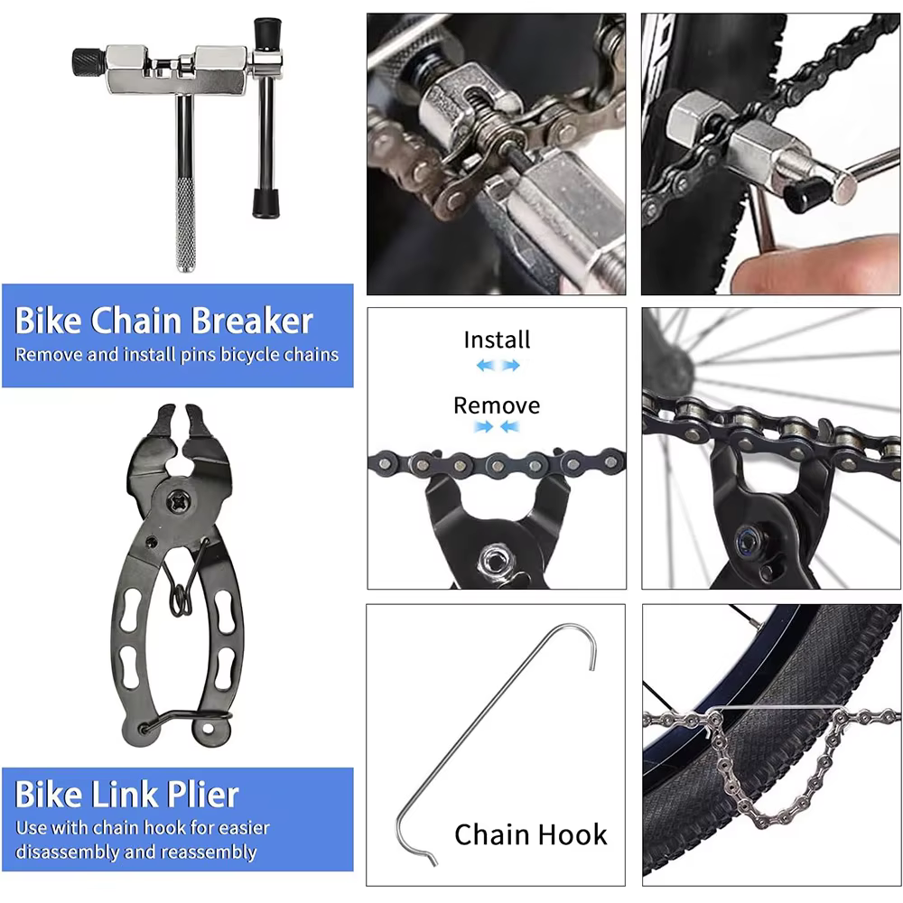Kit d'outils de vélo, outils professionnels de réparation
