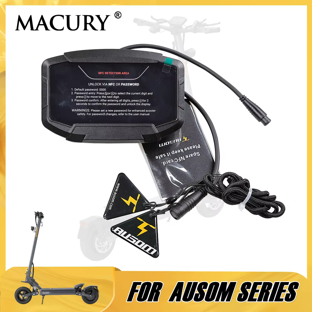 Affichage central pour trottinettes électriques AUSOM L1 L2 L2 MAX F1 MAX DT2 PRO K20 K20 PRO GOSOUL 2 PRO LALUZ 2 PRO 48V 52V 60V - Tableau de bord