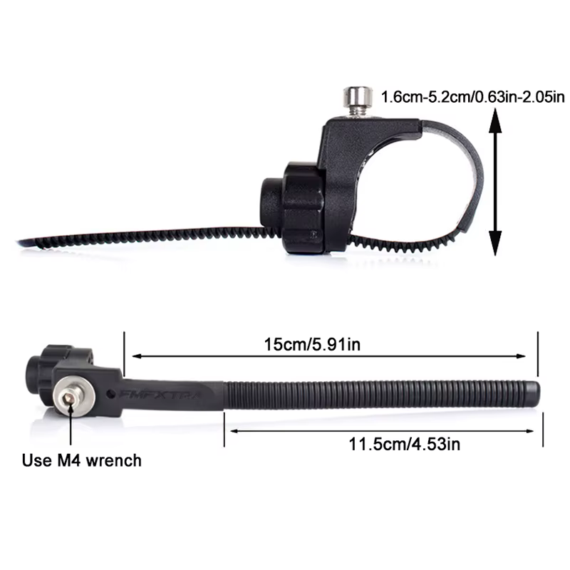 Support de fixation pour fourche de vélo en 2 parties