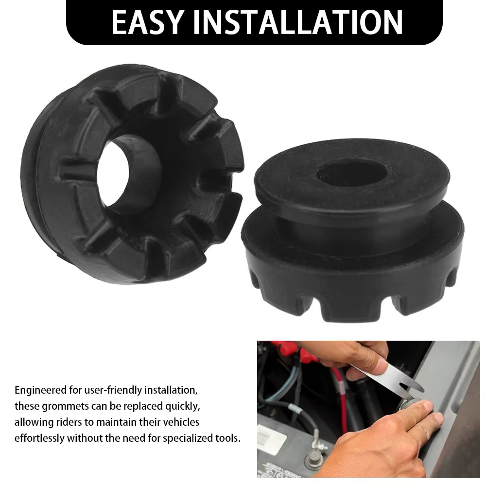 Boucle de fixation en caoutchouc pour capot de véhicule utilitaire tout-terrain, 2 pièces, pour Polaris RZR Ranger ACE RS1 General Sportsman 325 570 800 900 1000 2008-2021