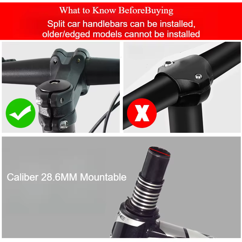 Fourche de tige de vélo