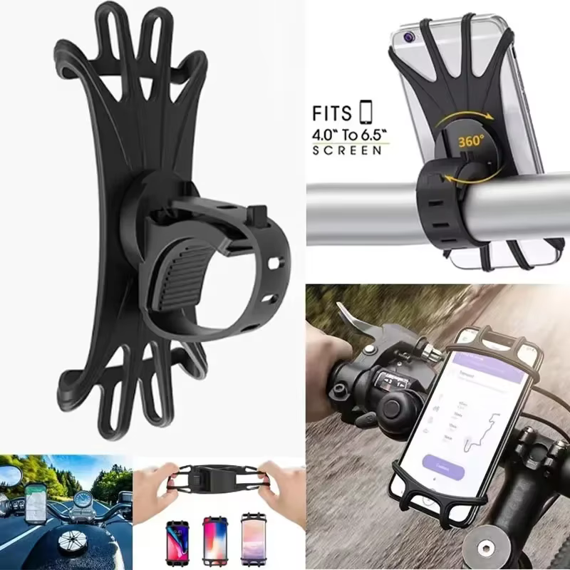 Support de téléphone portable rotatif à 360 degrés pour vélo et moto