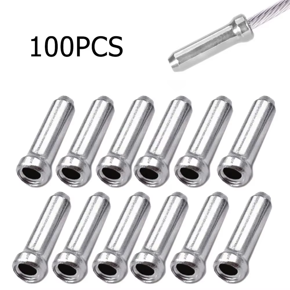 Embouts de câble de frein de vélo en aluminium pour ligne