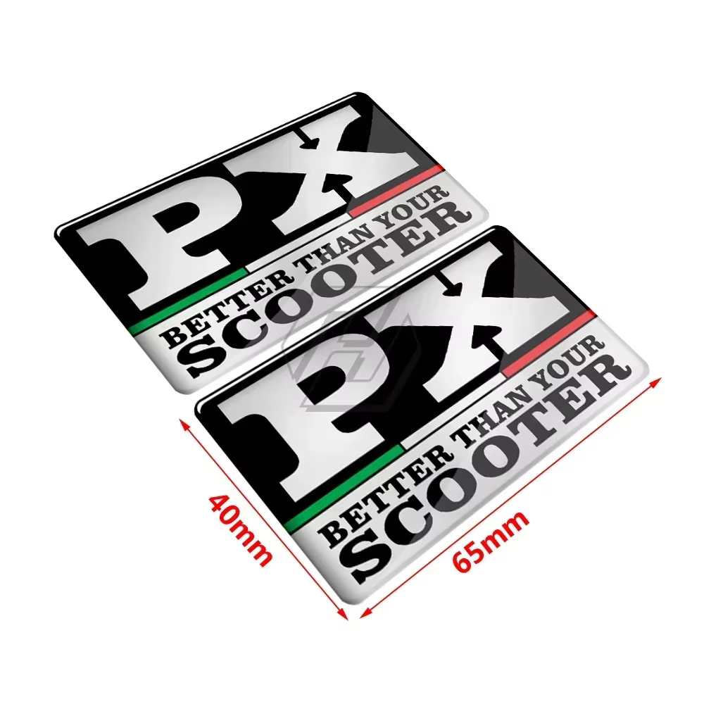 Autocollant de moto 3D pour Scooter Piaggio Vespa PX125 PX150 PX200 PX 125 150 200
