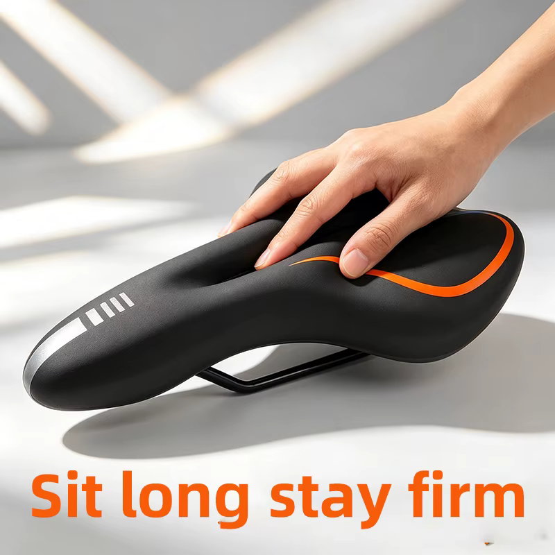 Selle de vélo en silicone avec coussin