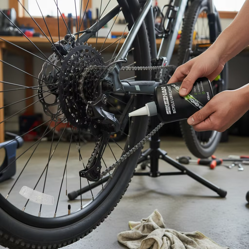 Huile pour chaîne de vélo