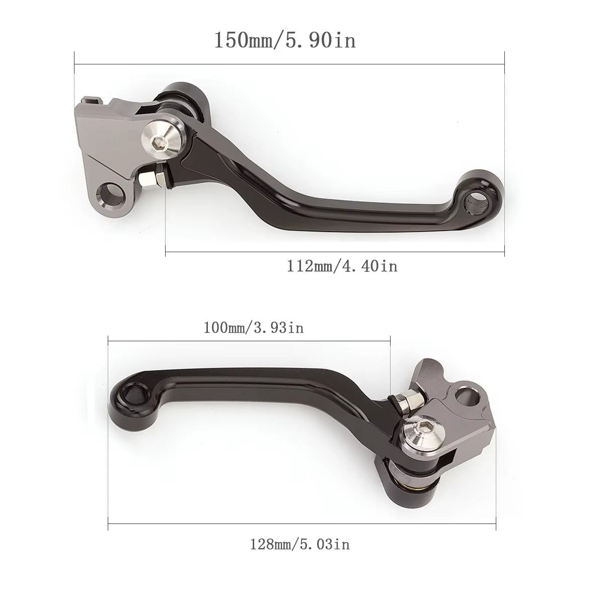 Levier de frein et d'embrayage en aluminium CNC pivotant pour moto tout-terrain Honda CRF300L CRF 300 L CRF300 Rally 2021 2022 2023 2024 2025