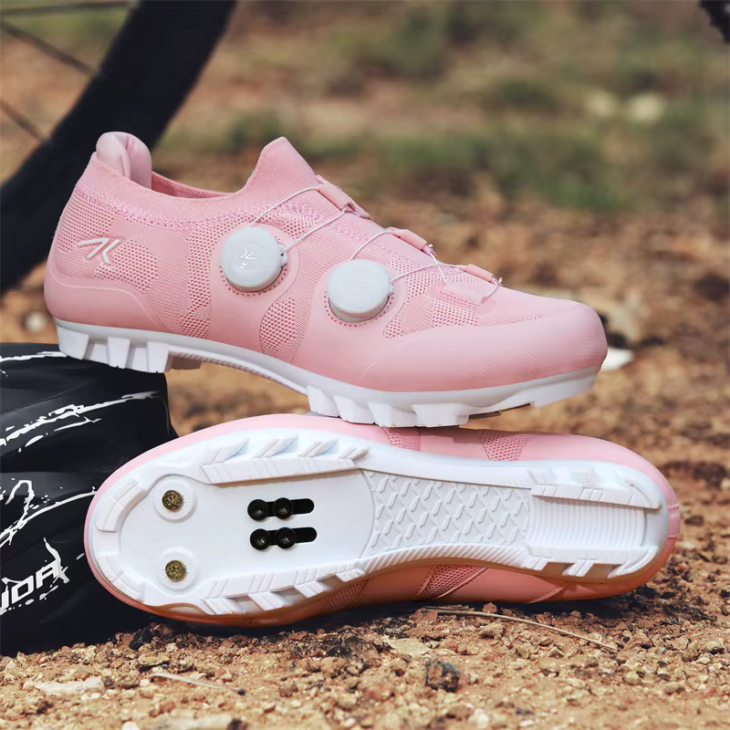 Chaussures de cyclisme vtt hommes femmes nouvelles baskets de montagne antidérapantes taquet de saleté vélo course clito