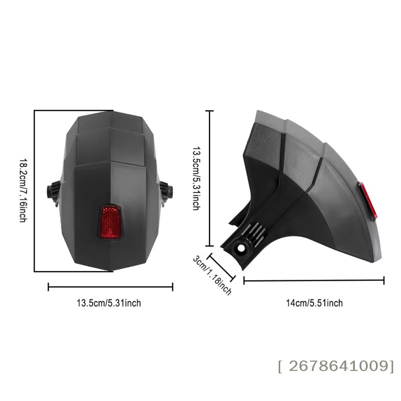 ⚑ Garde-boue arrière avec accessoire réflecteur pour trottinettes Kugoo Kukirin G2 G3 G4