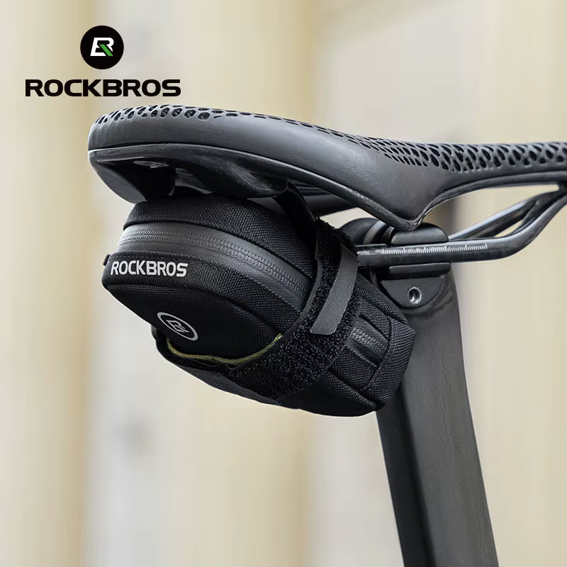 Sacoche de selle de vélo ROCKBROS sécurisée par système de fixation