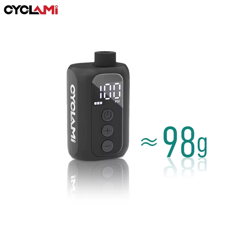 CYCLAMI 100 PSI Haute Pression Avec Écran Mini Pompe Portable Pocket Bike