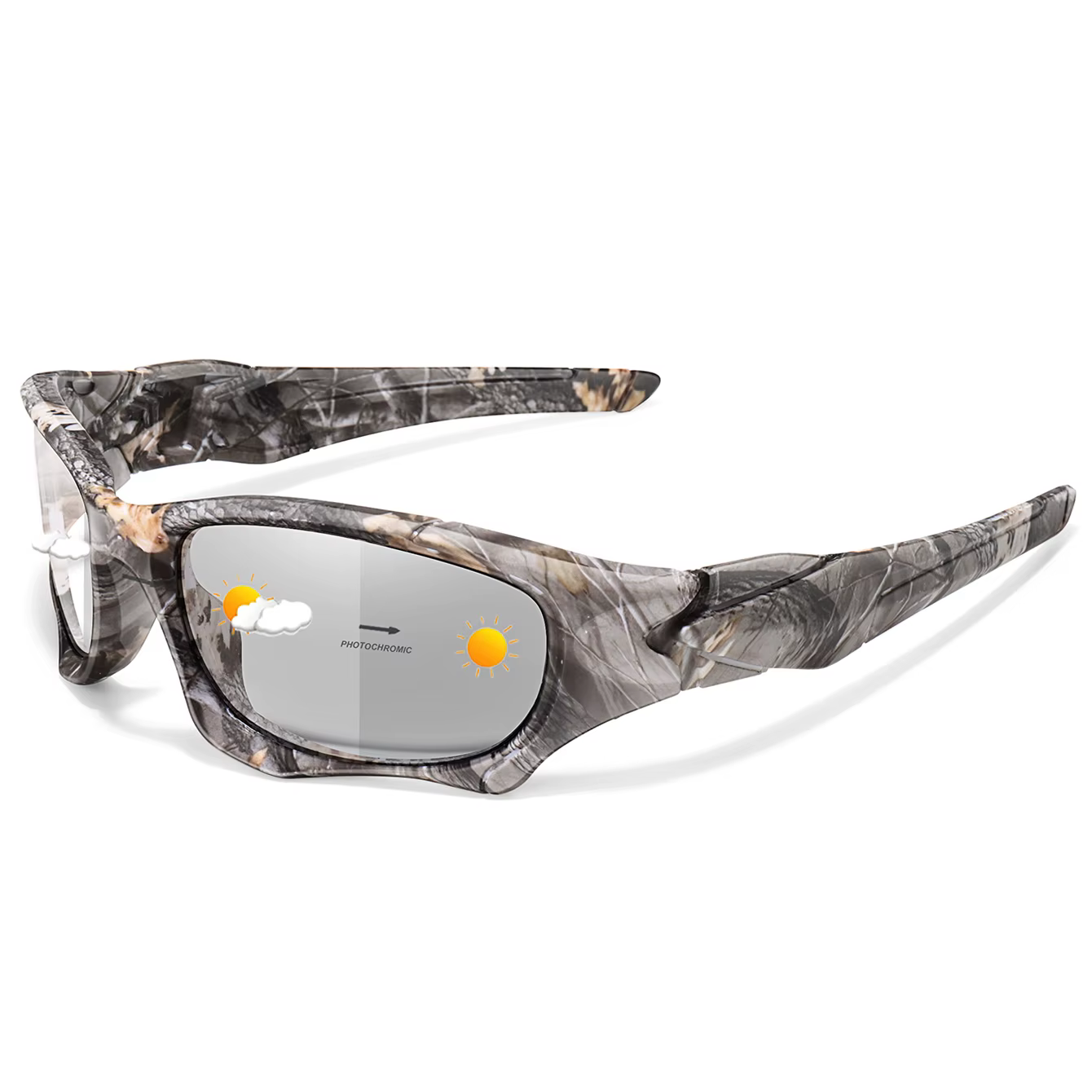 Lunettes de soleil de cyclisme photochromiques pour hommes