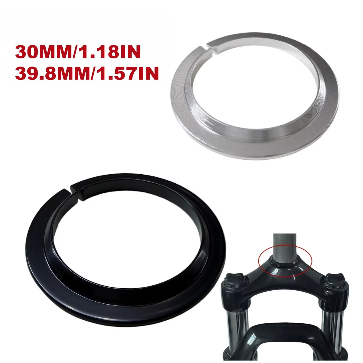 Couronne de fourche de vélo