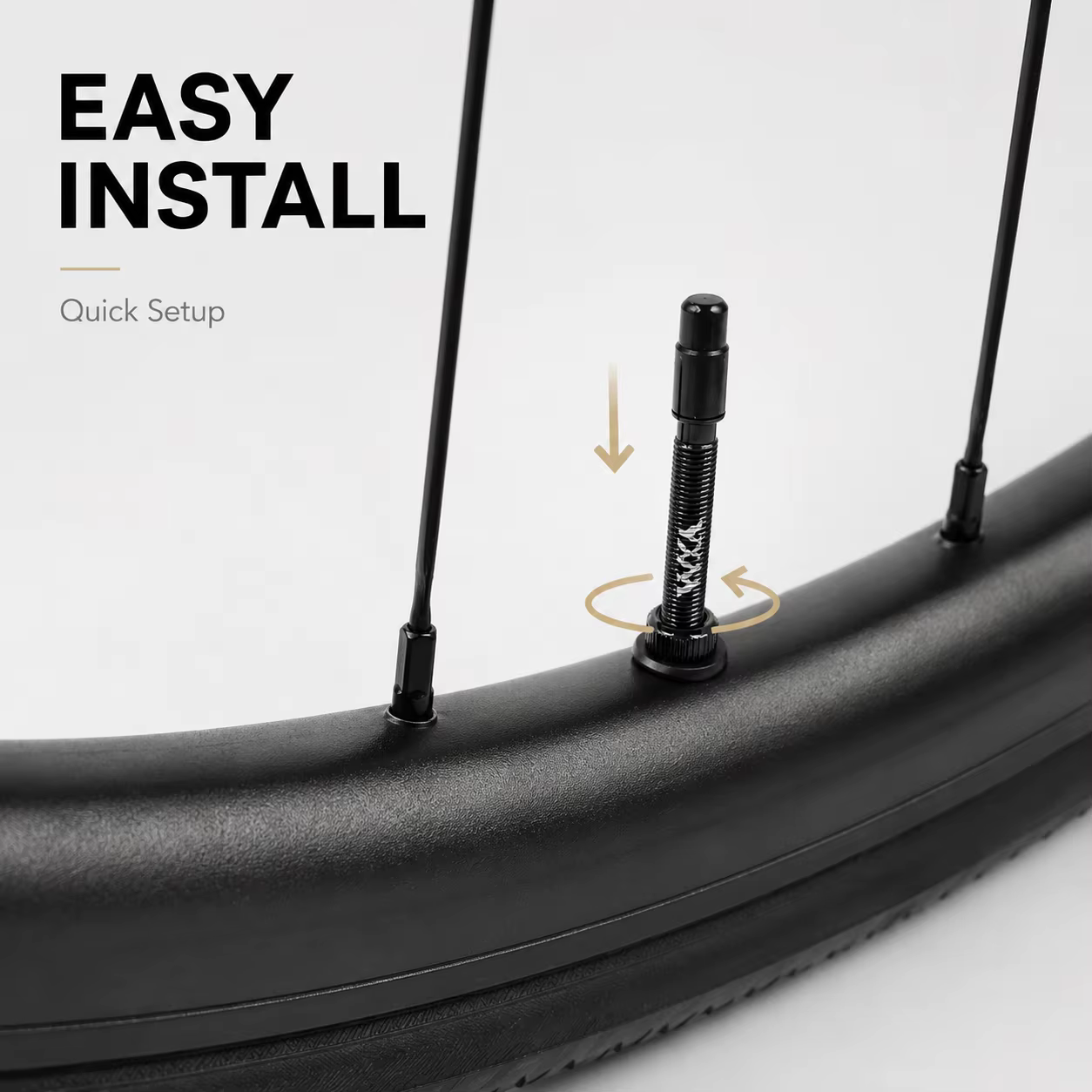 Valves tubeless VXM 45 65 85 mm en alliage d'aluminium