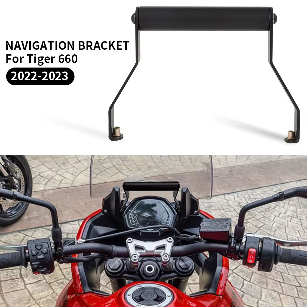 Support de plaque GPS de Navigation pour téléphone intelligent, accessoires de moto pour Tiger Sport 660 2022 2023, adapté au support de pare-brise