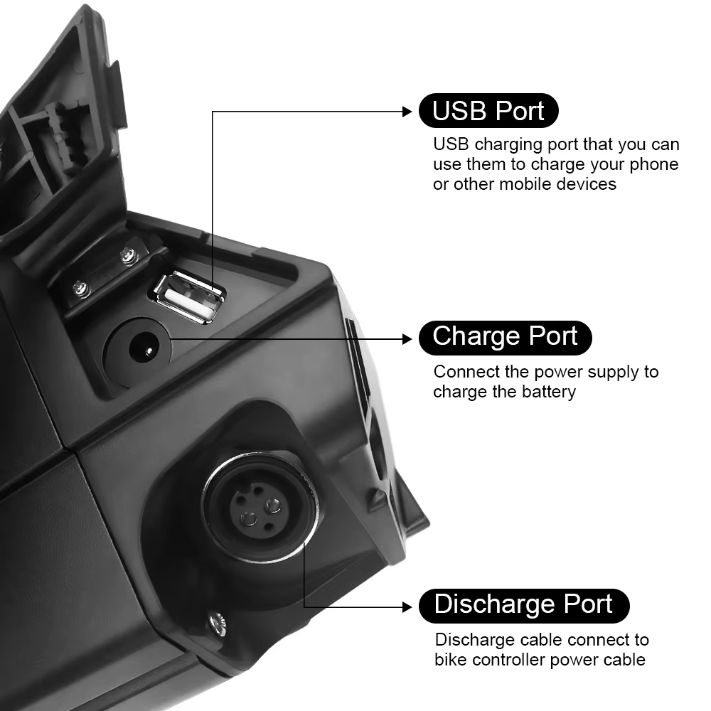 Batterie de vélo électrique Reention Dorado 36V 48V 52V 20Ah 25Ah 30Ah pour NCM Moscow Milano Venice Aspen DEHAWK I5