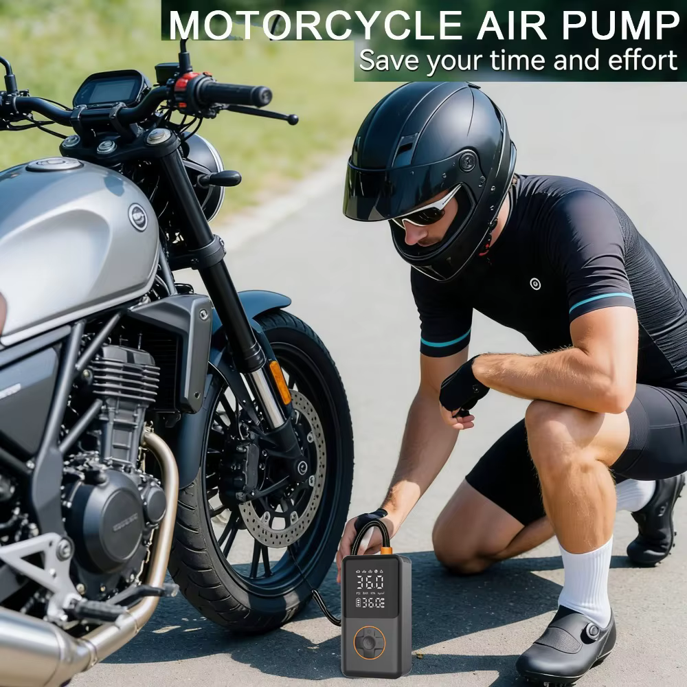 YINGBOOST Mini pompe à pneu de vélo 150 PSI gonfleur