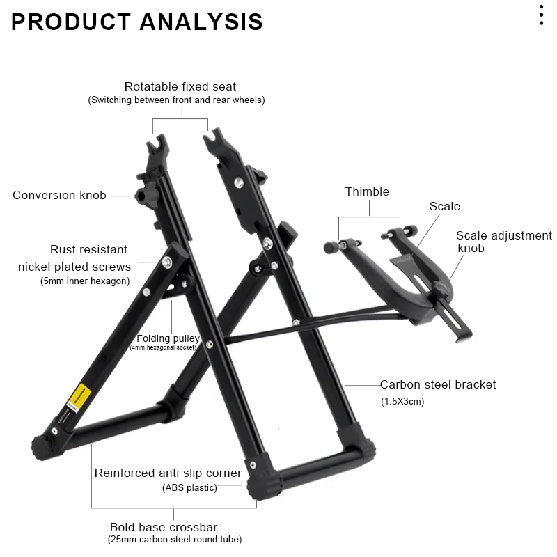 RIDERACE support de réglage de roue de vélo