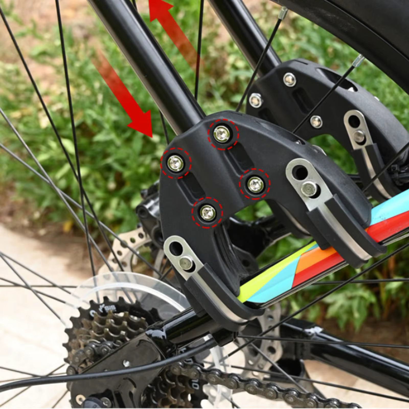 Porte-bagages arrière pour vélo