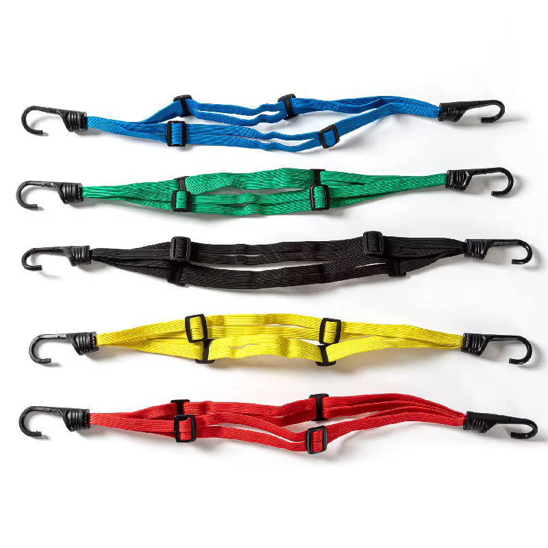 Sangle de corde élastique rétractable pour bagages de casque de moto et de vélo