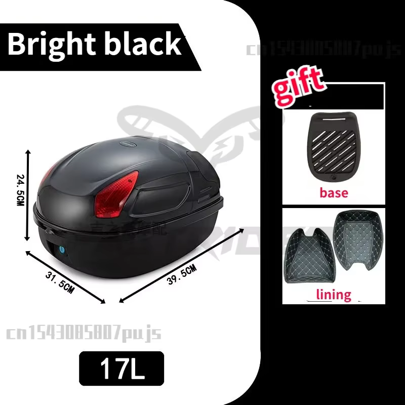 Boîte de rangement arrière pour vélo de montagne 17L
