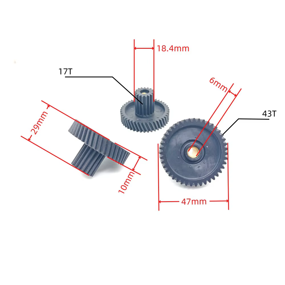 Kit de conversion pour vélo électrique : Engrenage planétaire en nylon pour moteur de moyeu
