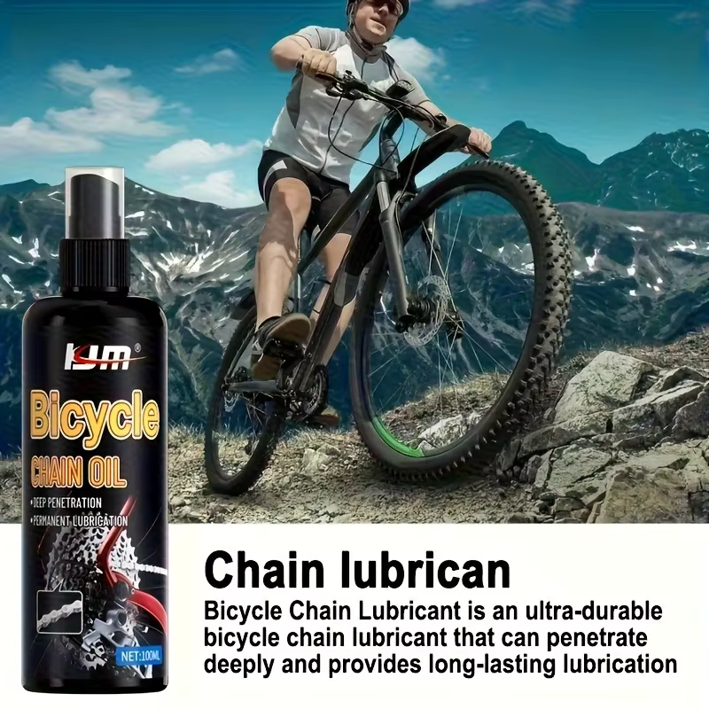Nettoyant et lubrifiant pour chaîne de vélo 2 en 1 : protection robuste toutes saisons