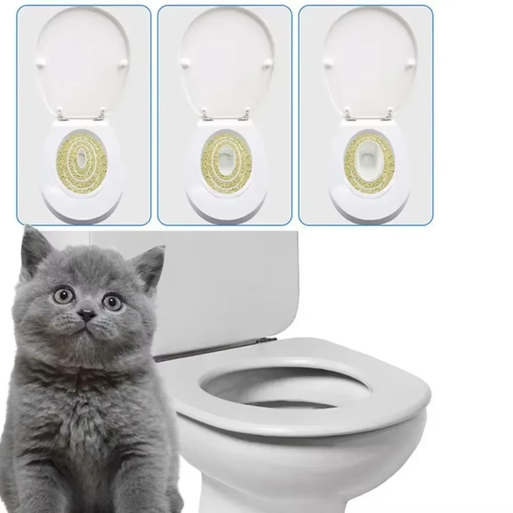 Kit d'entraînement de toilette réutilisable pour chat, universel, pot, chaton, système, formation, fournitures pour animaux de compagnie, escalCats Books