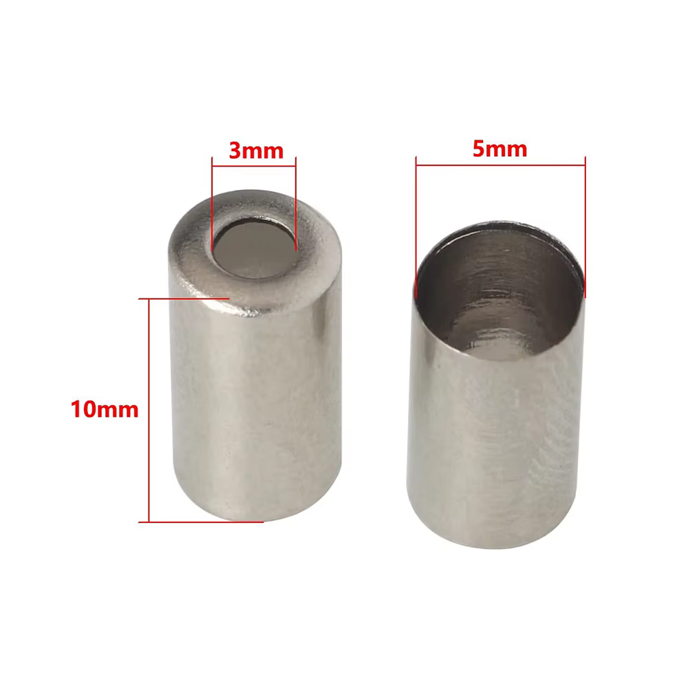50/100 pièces vélo 5mm boîtier de câble de frein embouts de virole vtt