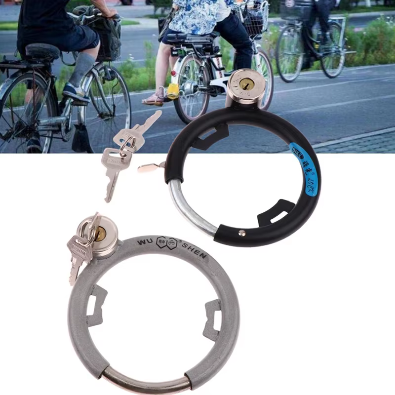 2 clés incluses antivol en alliage pour vélo